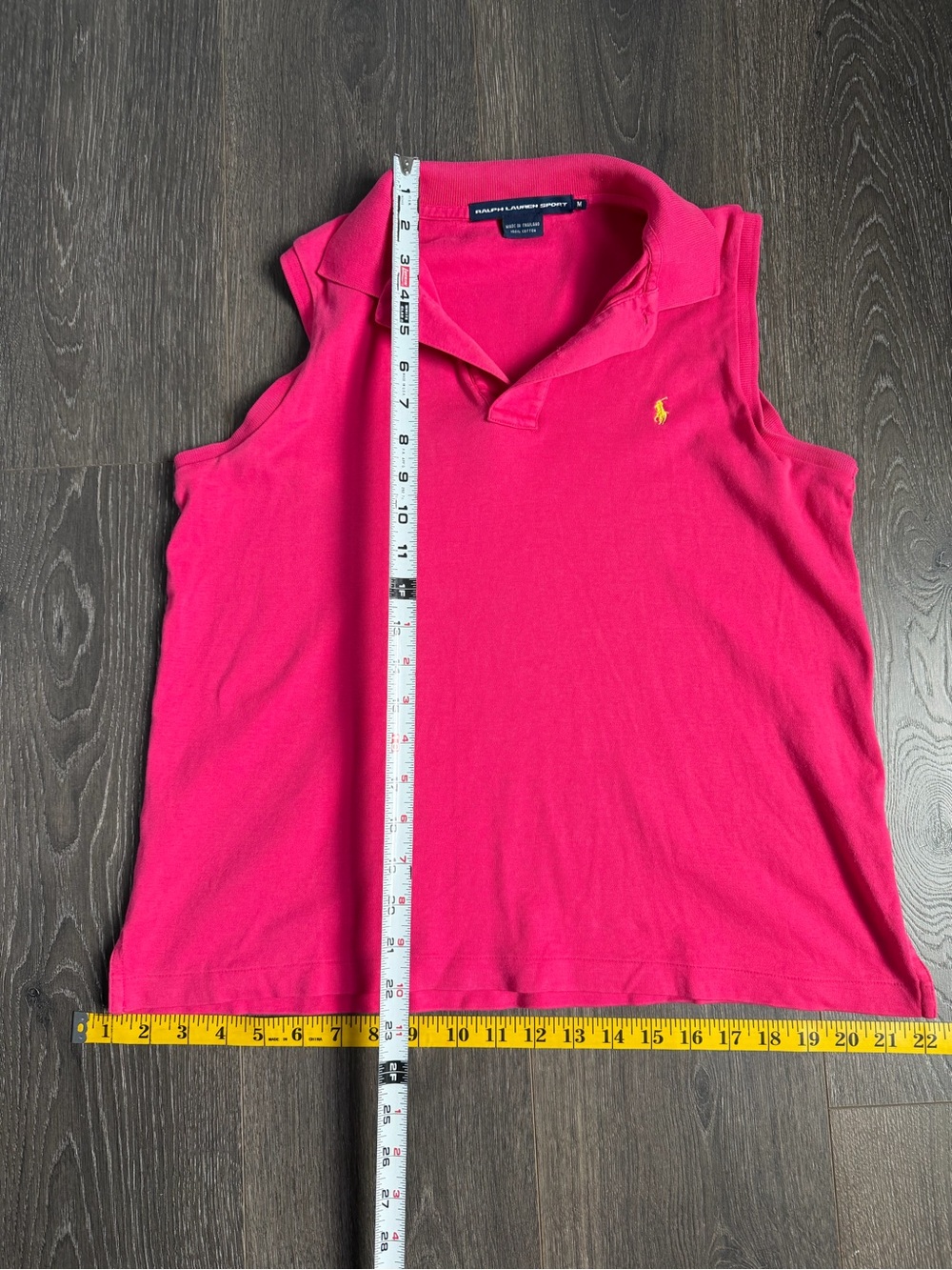 Ralph Lauren Sport Bright Pink Polo Tank - Picture 5 of 7